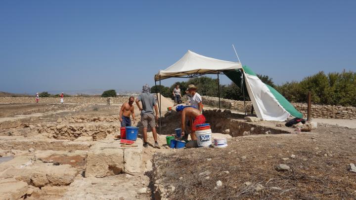 Wykopaliska w Nea Pafos, fot. E. Papuci-Władyka