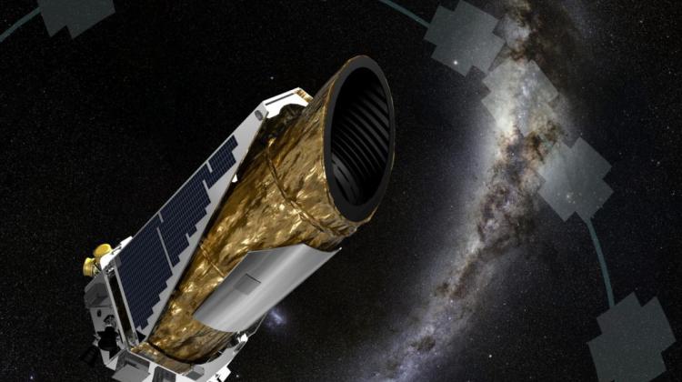 Artystyczna wizja teleskopu Keplera udostępniona przez NASA 18.12.2014. Fot. PAP/EPA/ NASA/Ames/JPL-Caltech