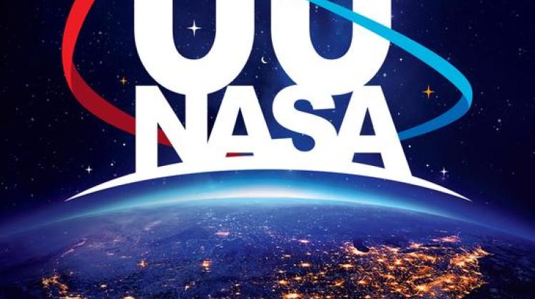 Logo NASA opracowane na 60. rocznicę istnienia tej agencji kosmicznej. Źródło: NASA.