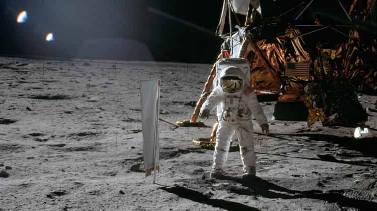 Astronauta Edwin E. Aldrin Jr. Źródło: NASA 20.07.1969