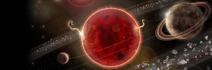 Artystyczna wizja Układu Proximy Centaura, w którym znajduje się planeta Proxima c. Credit: Lorenzo Santinelli