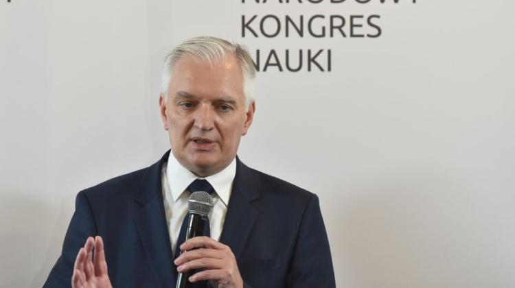 Wicepremier, minister nauki i szkolnictwa wyższego Jarosław Gowin. Fot. PAP/ Jacek Bednarczyk 19.09.2017