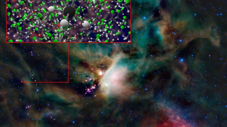 W kosmosie wykryto obecność organicznych cząsteczek freonu-40. Źródło: B. Saxton (NRAO/AUI/NSF); NASA/JPL-Caltech/UCLA. 