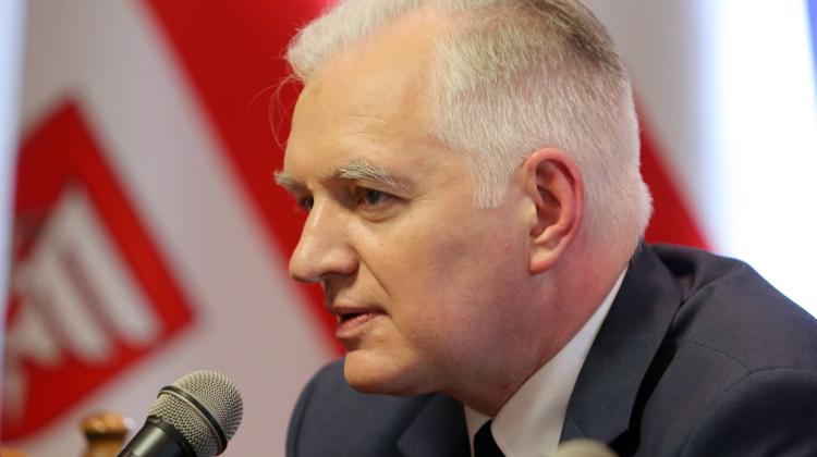 Wicepremier, minister nauki i szkolnictwa wyższego Jarosław Gowin. Fot. PAP/Waldemar Deska 16.05.2018