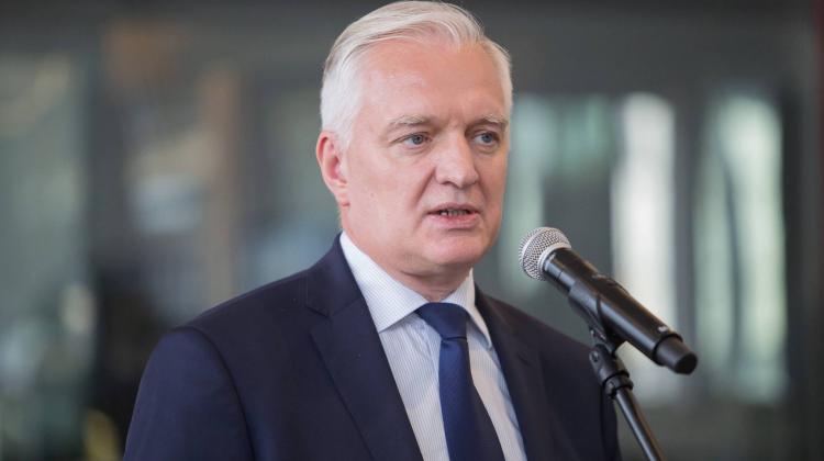 Wicepremier, minister nauki i szkolnictwa wyższego Jarosław Gowin. Fot. PAP/Wojtek Jargiło  06.09.2019