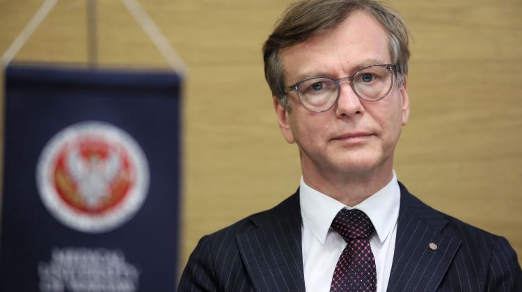 Rektor WUM Mirosław Wielgoś. PAP/Tomasz Gzell 28.01.2020
